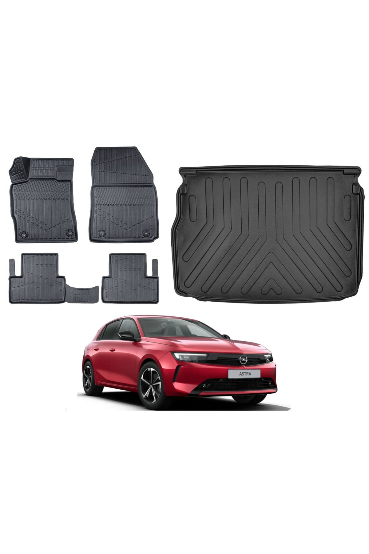 Opel Astra L 2024 Model Üst Bagaj Havuzu Paspas Takımı Pro Eva Serisi