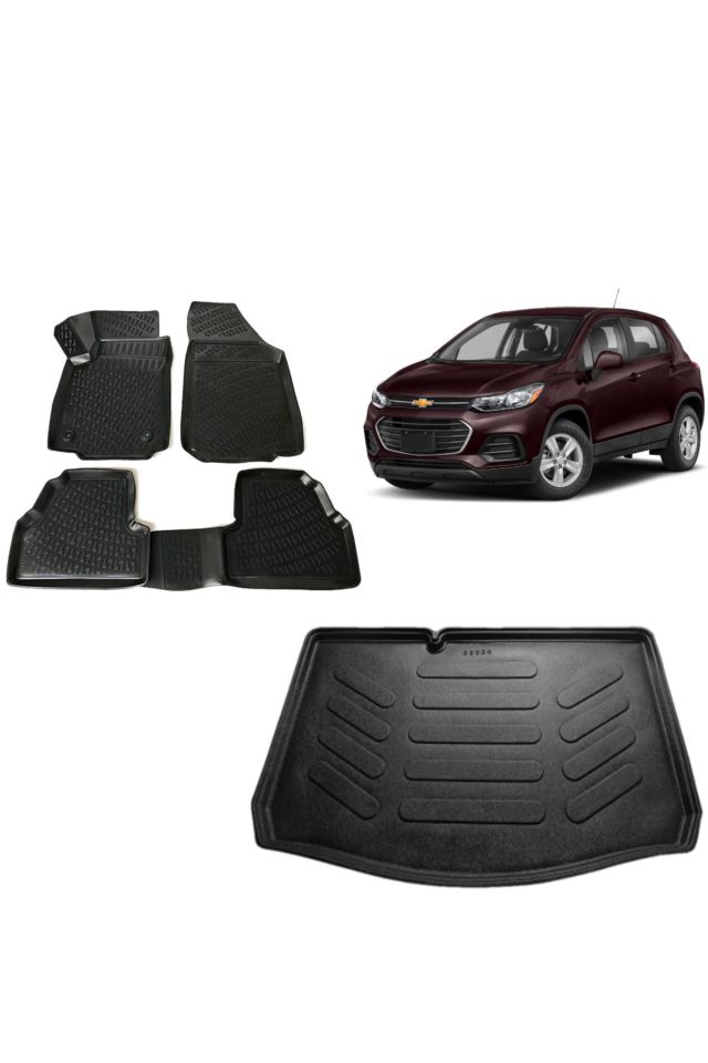 Chevrolet Trax 2014 Model 3D Bagaj Havuzu+3D Havuzlu Araca Özel Paspas Takımı