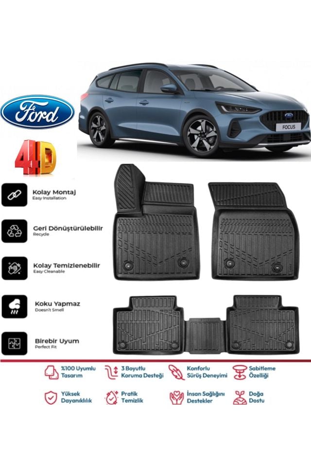 Ford Focus 5 Stw 2022 Model 4D Havuzlu Paspas