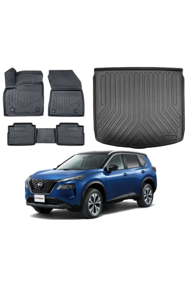 Nissan X-Trail E-Power 2022 Model Bagaj Havuzu Paspas Takımı Maxi Eva Serisi