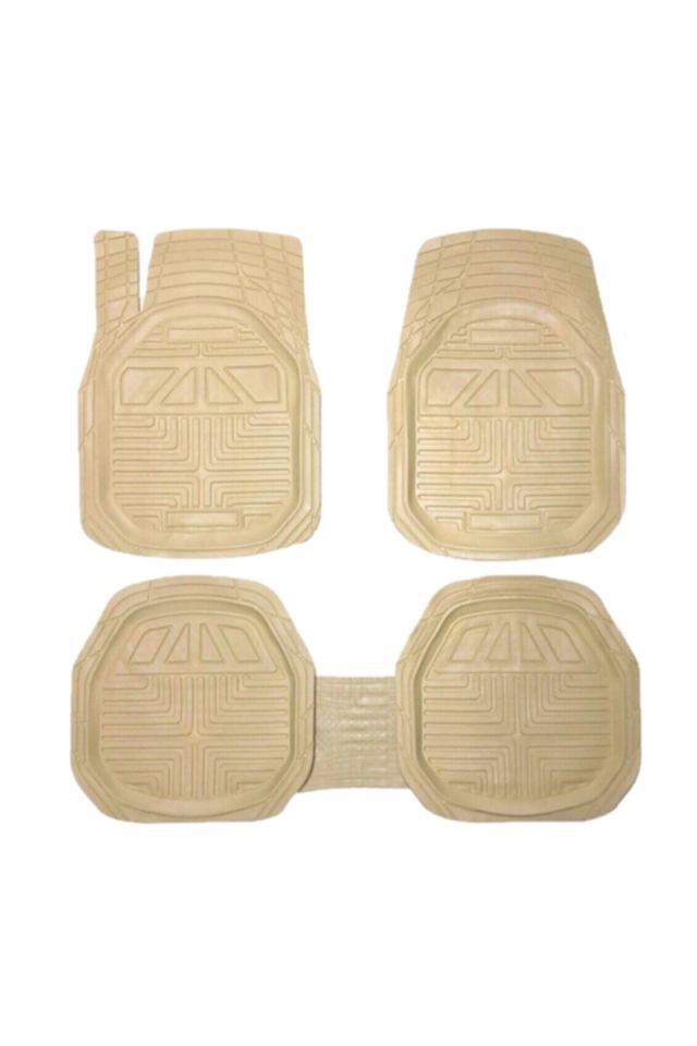 Honda City 2002-2008 Uyumlu Kokusuz 3d Bagaj Havuzu+3d Extra Bej Havuzlu Paspas