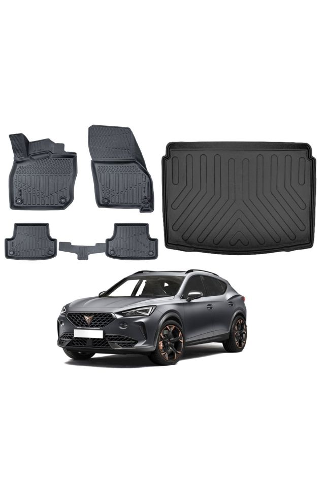 Cupra Formentor 2023 Model Alt Bagaj Havuzu Paspas Takımı Maxi Eva Serisi