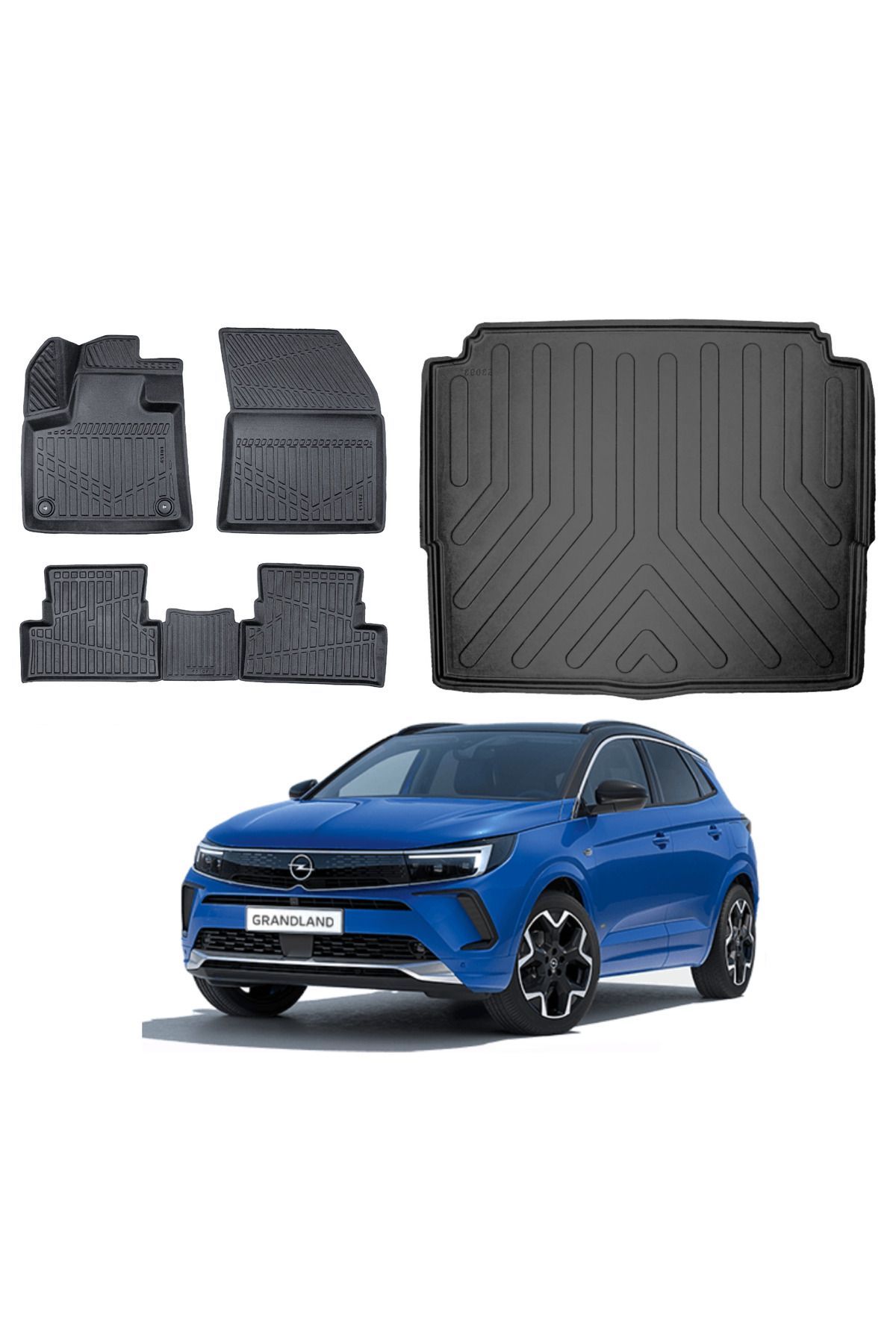 Opel Grandland 2025 Model Alt Bagaj Havuzu Paspas Takımı Maxi Eva Serisi