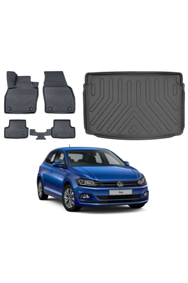 Volkswagen Polo 2021 Model Üst Bagaj Havuzu Paspas Takımı Maxi Eva Serisi