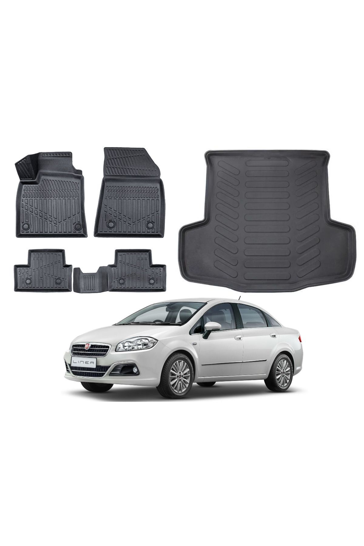 Fiat Linea 2015 Model Bagaj Havuzu Paspas Takımı Pro Eva Serisi