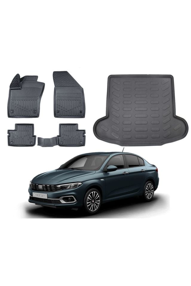 Fiat Egea Sedan 2020 Model Bagaj Havuzu Paspas Takımı Eva Serisi