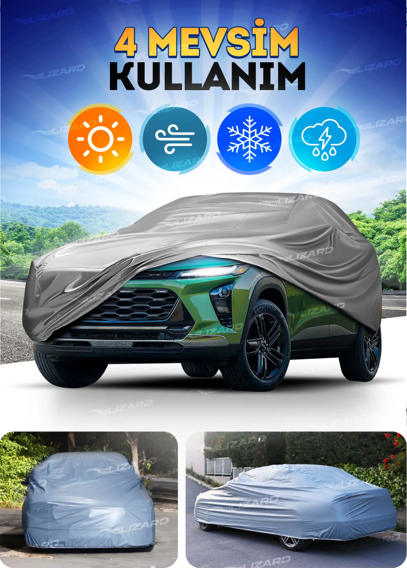Sedan Araçlara Uyumlu Oto Araba Brandası