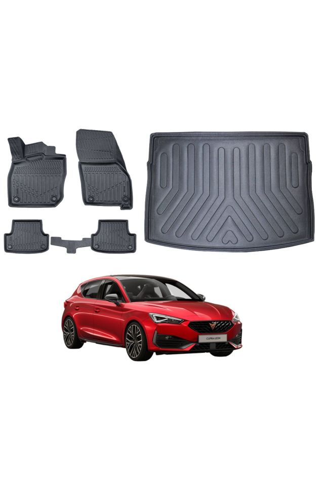 Cupra Leon 2024 Model Üst Bagaj Havuzu Paspas Takımı Maxi Eva Serisi