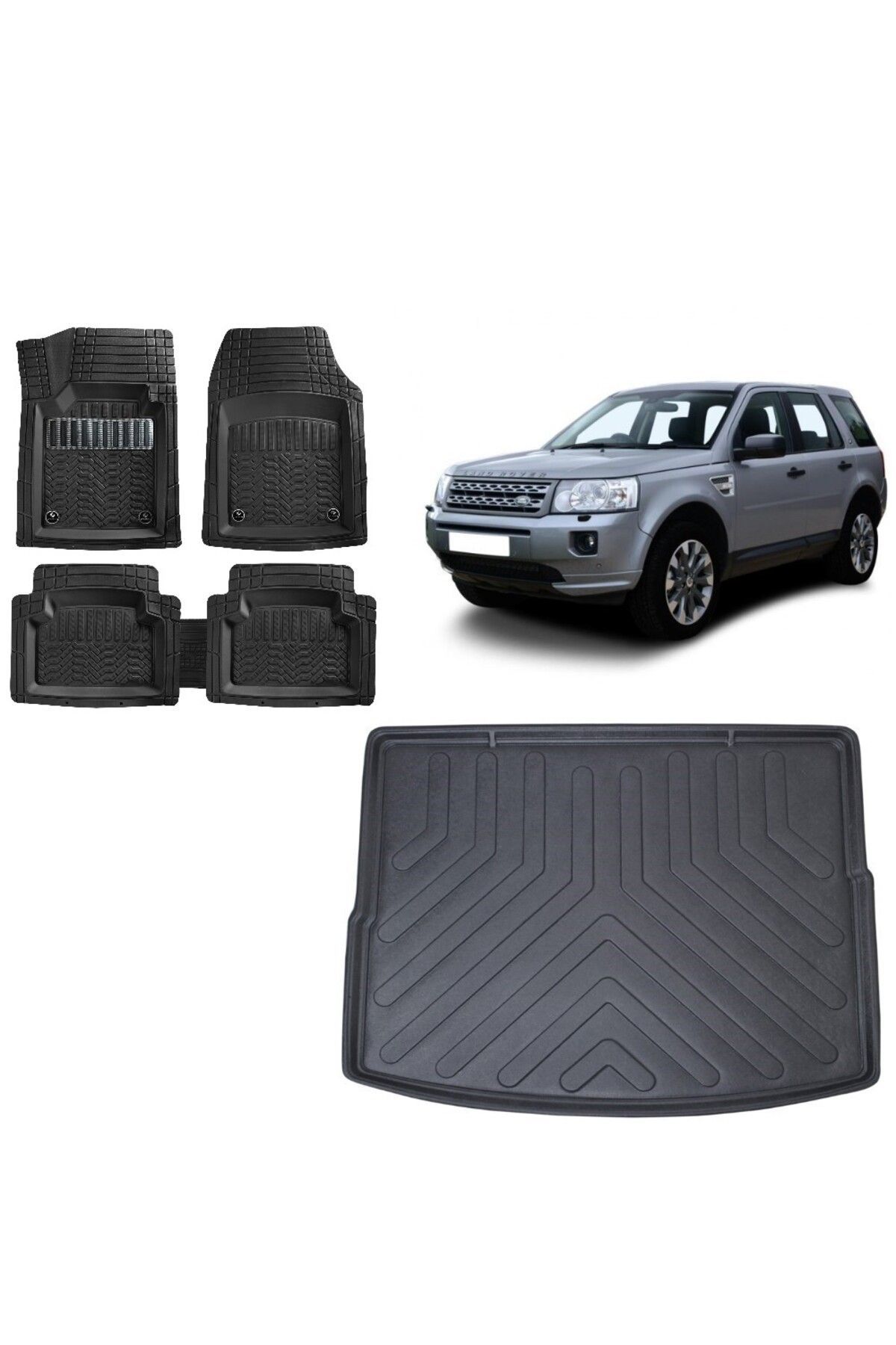 Land Rover Freelander 2 2011 Model Bagaj Havuzu+3D Havuzlu Maximum Karbon Kromlu Paspas