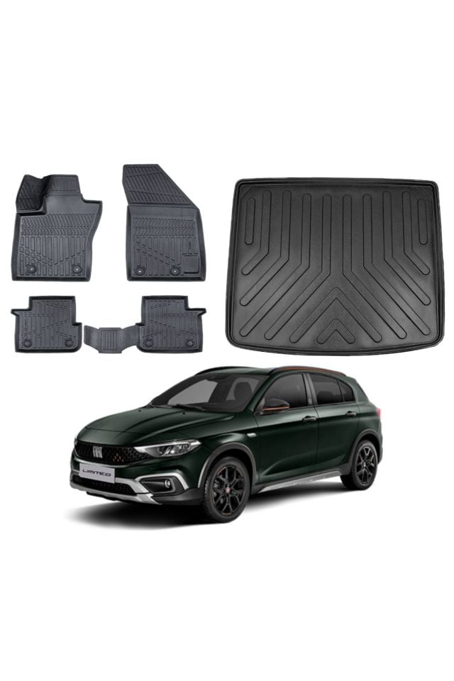 Fiat Egea Cross 2019 Model Tamir Kitli Bagaj Havuzu Paspas Takımı Eva Serisi