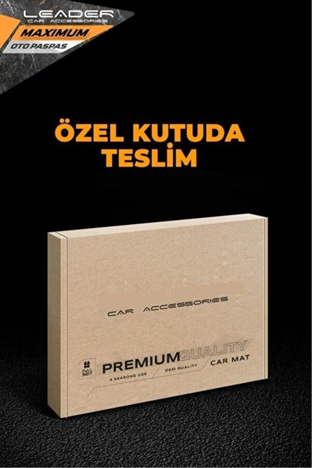 Ford Connect 2024 Model 3D Bagaj Havuzu+3D Havuzlu Maximum Karbon Kromlu Paspas