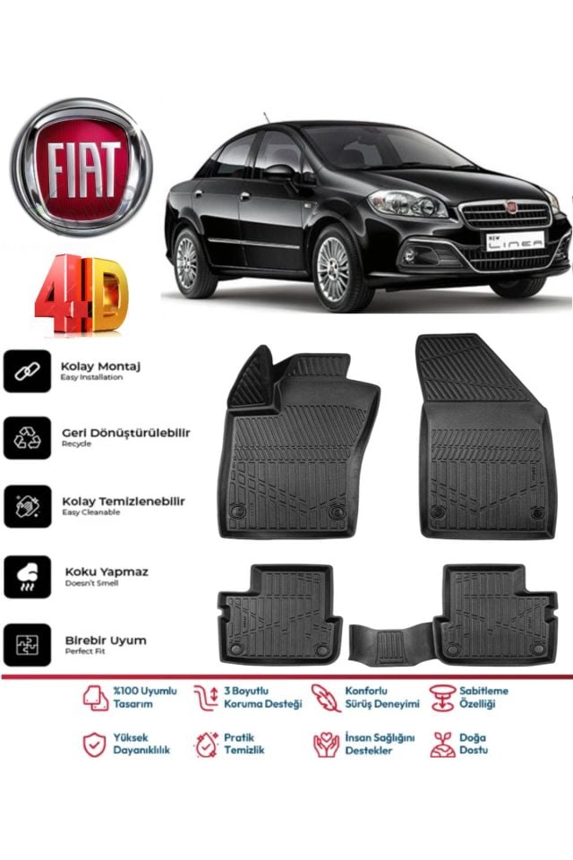 Fiat Linea 2007 Model 4D Havuzlu Paspas