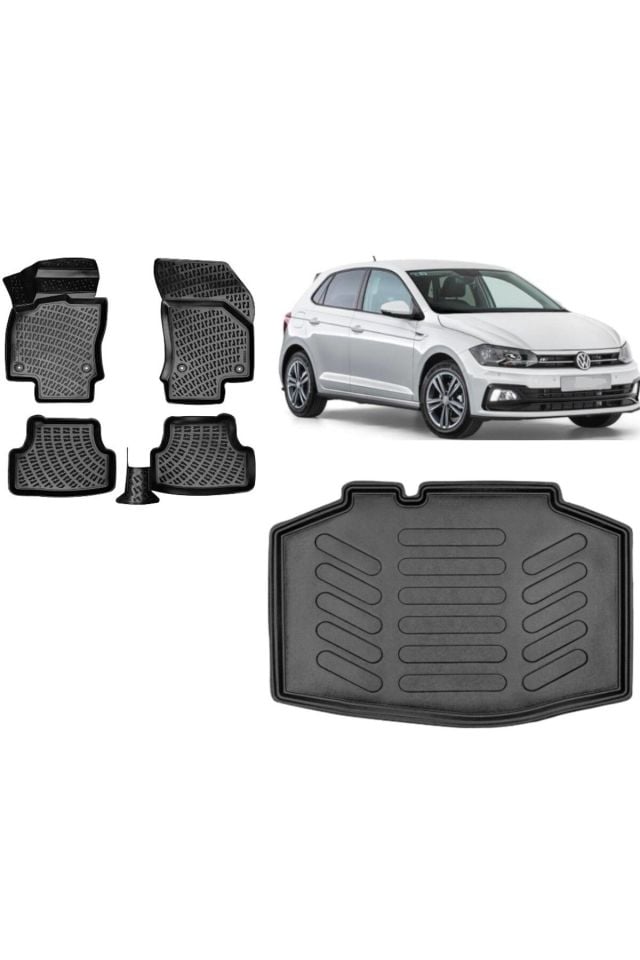 Volkswagen Polo Trendline Paket 2018 Model 3D Bagaj Havuzu
