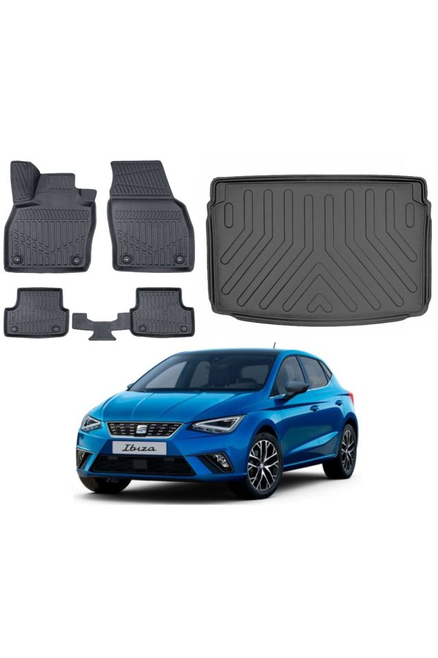 Seat Ibıza 2022 Model Üst Bagaj Havuzu Paspas Takımı Maxi Eva Serisi