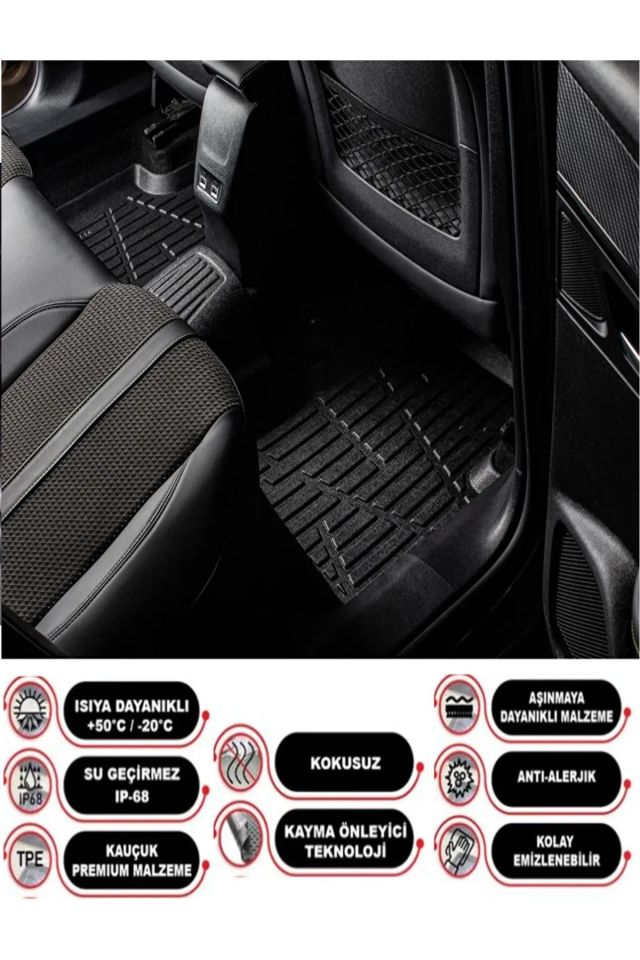 Renault Symbol  2017 Model Bagaj Havuzu Paspas Takımı Pro Eva Serisi
