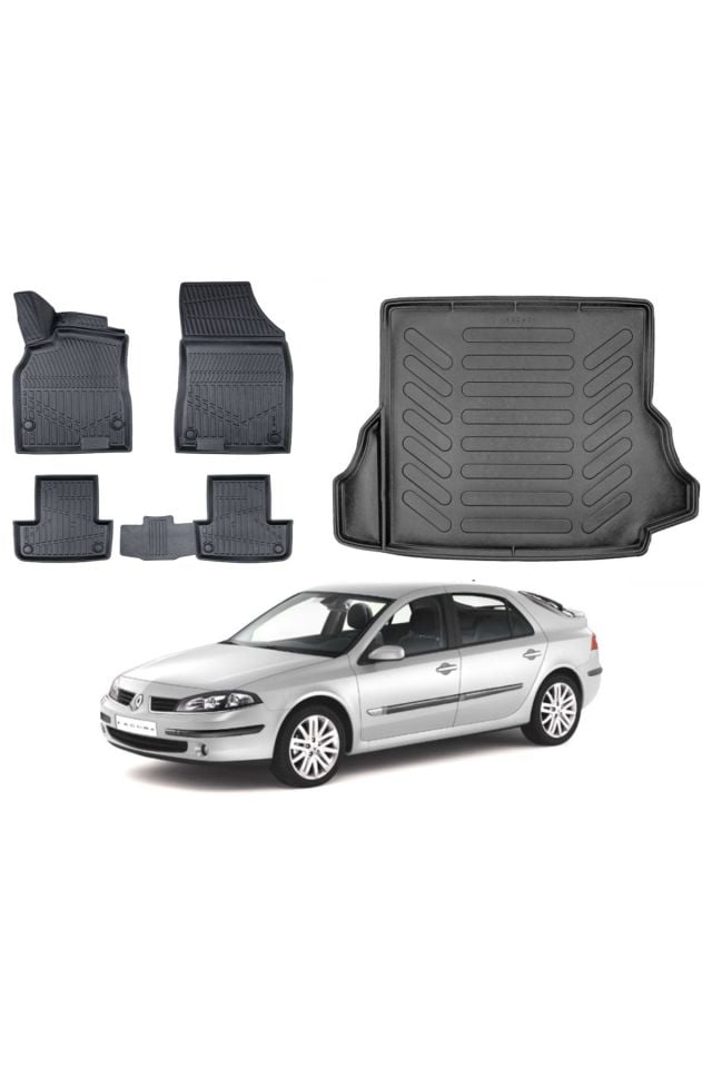 Renault Laguna 2 2004 Model Bagaj Havuzu Paspas Takımı Pro Eva Serisi