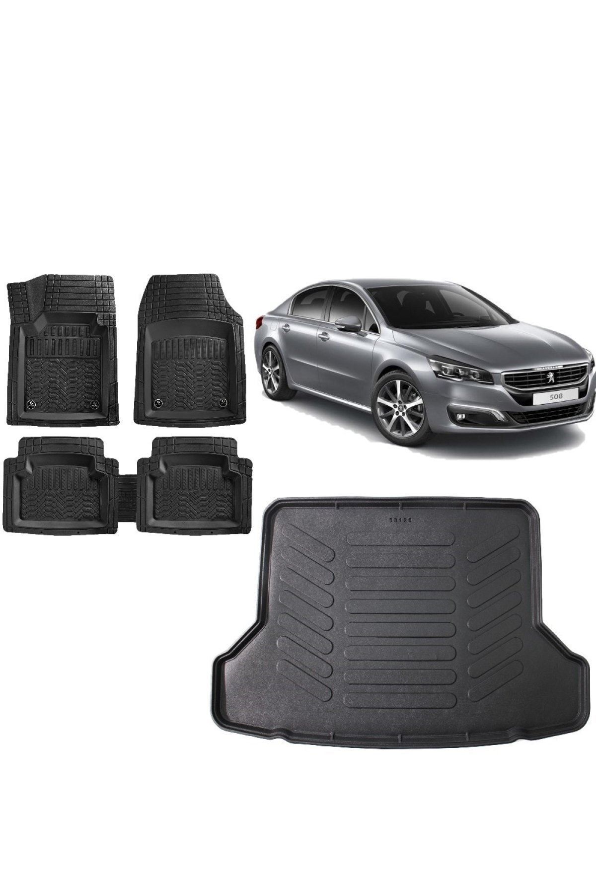 Peugeot 508 2014 (access Ve Actıve) Model 3d Bagaj Havuzu