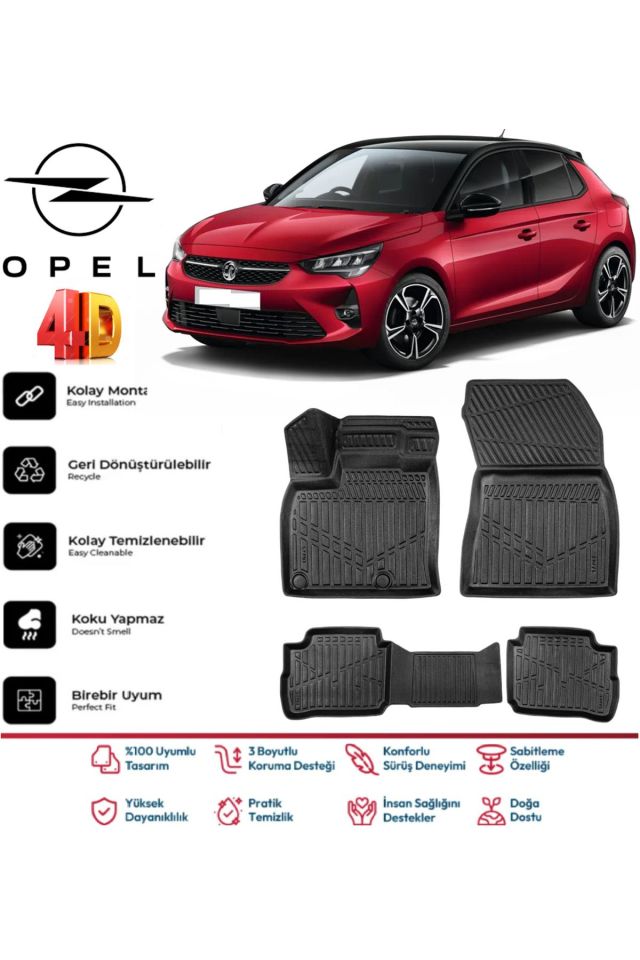 Opel Corsa F Elektirikli 2020 Model 4D Havuzlu Paspas