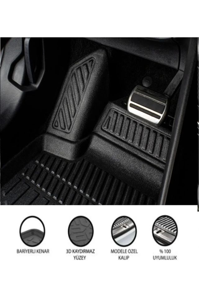 Seat Ateca 4x4 2021 Model 3D Bagaj Havuzu+3D Araca Özel Paspas Takımı Birebir uyumlu