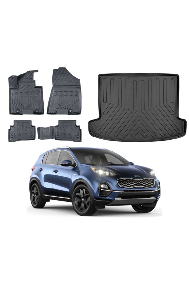 Kia Sportage 2021 Model Bagaj Havuzu Paspas Takımı Maxi Eva Serisi