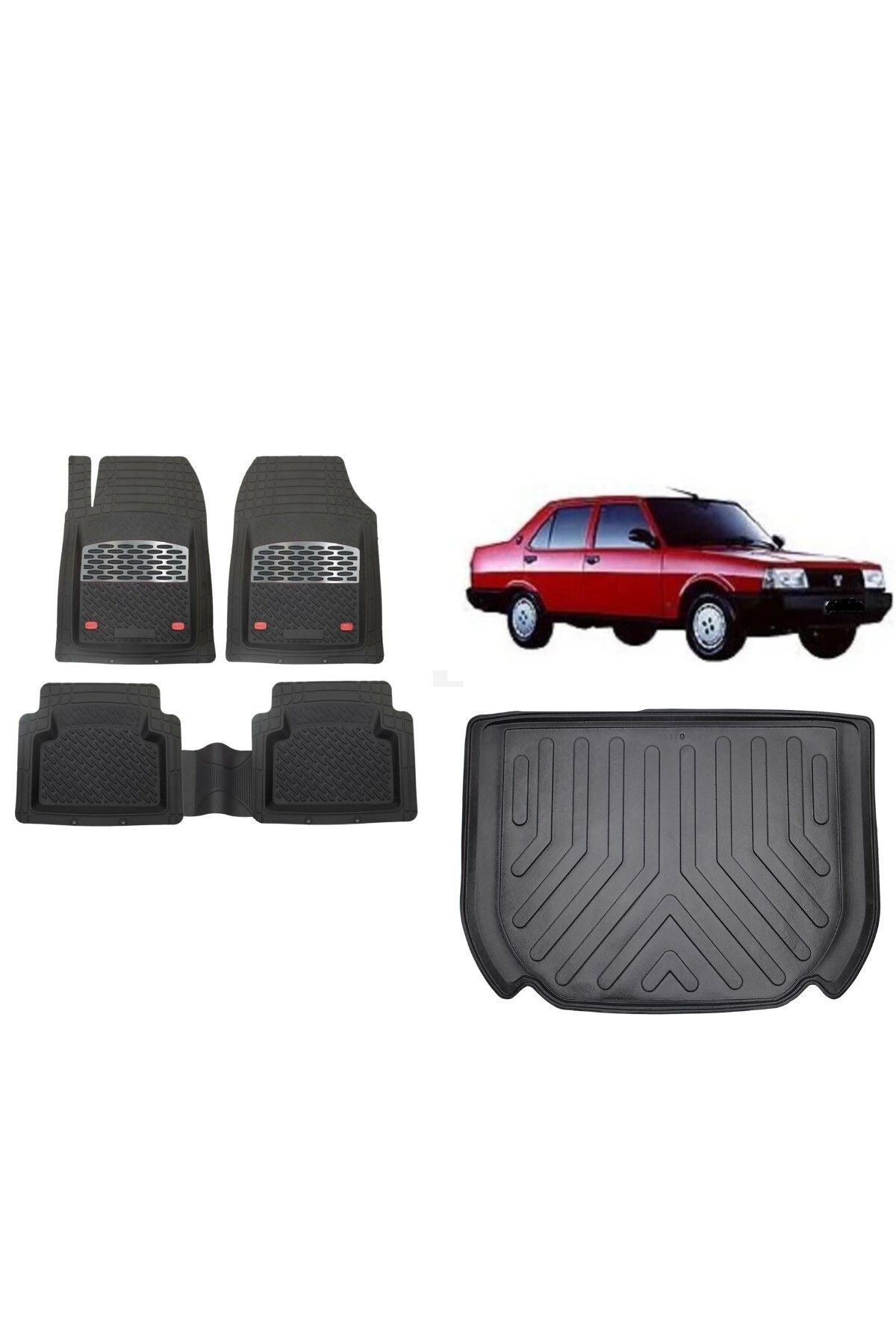 Şahin 1997 Model 3D Bagaj Havuzu+3D Havuzlu Safir Karbon Kromlu Paspas