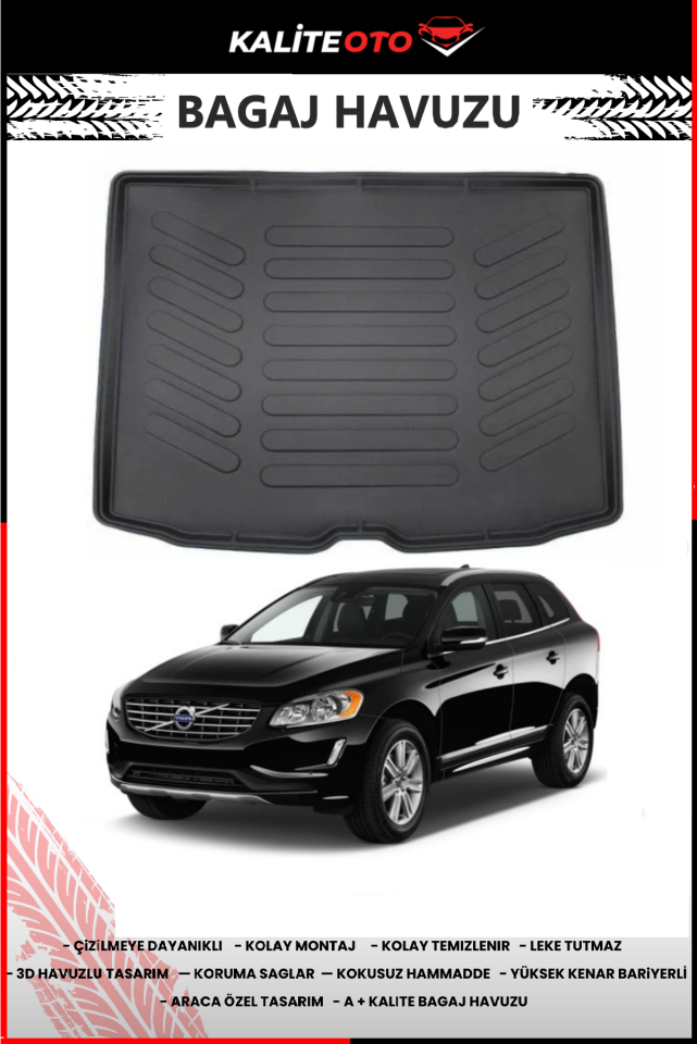 Volvo Xc-60 2009-2016 4D Bagaj Havuzu