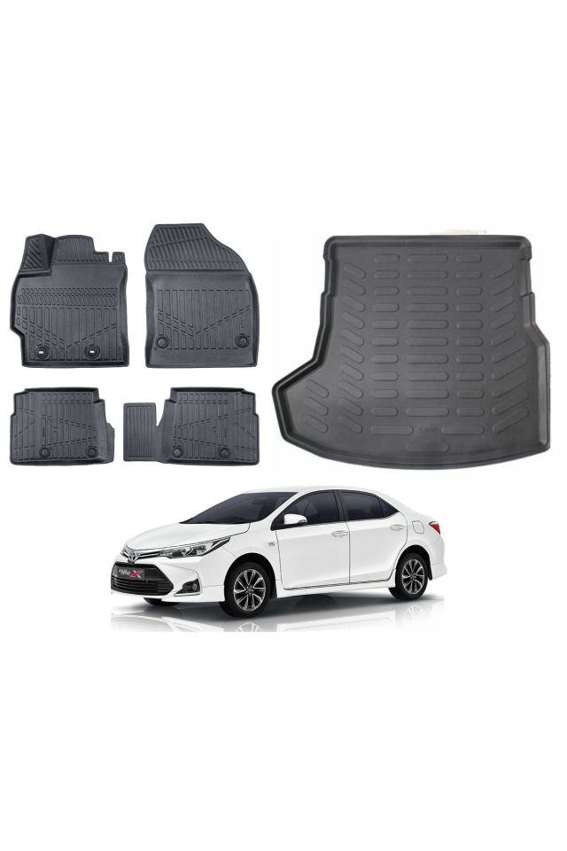 Toyota Corolla 2016 Model Bagaj Havuzu Paspas Takımı Maxi Eva Serisi