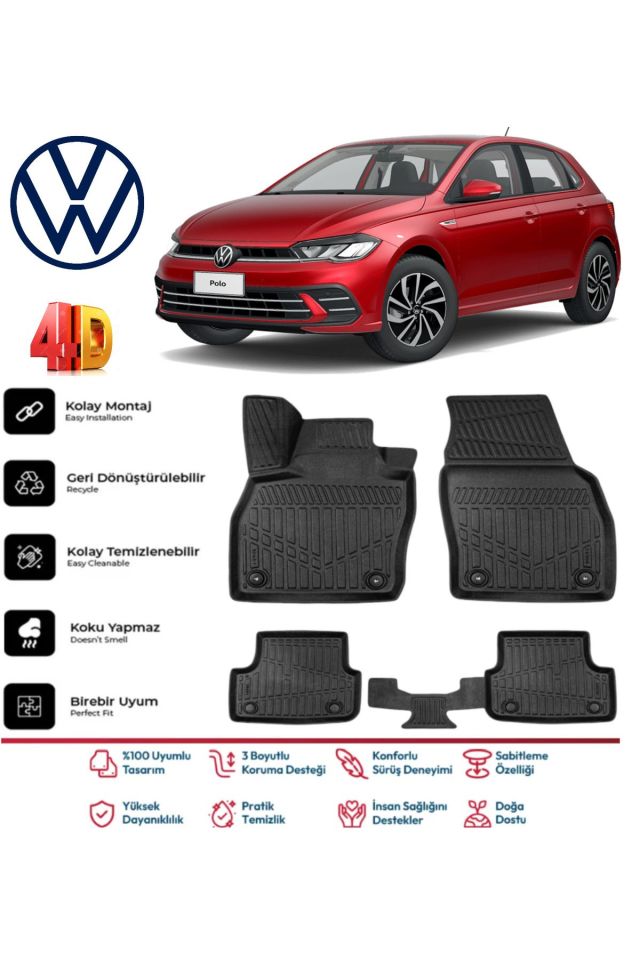 Volkswagen Polo 2025 Model 4D Havuzlu Paspas