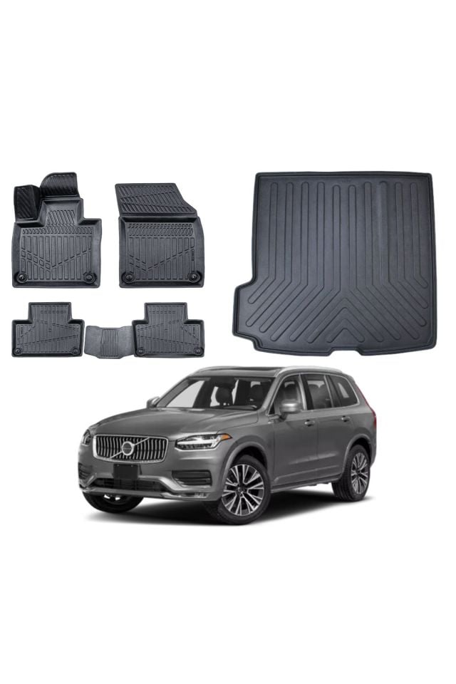 Volvo  XC90 2017 Model Bagaj Havuzu Paspas Takımı Pro Eva Serisi