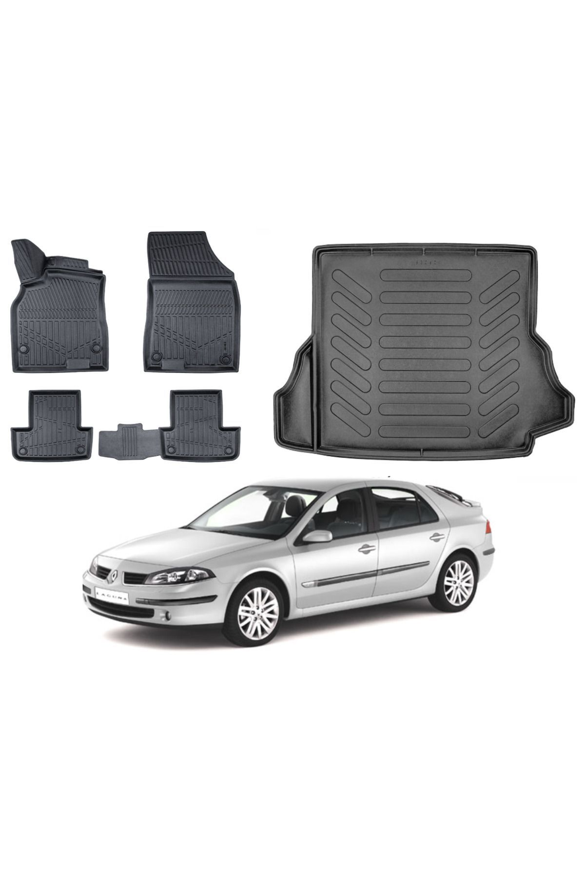 Renault Laguna 2 2005 Model Bagaj Havuzu Paspas Takımı Maxi Eva Serisi