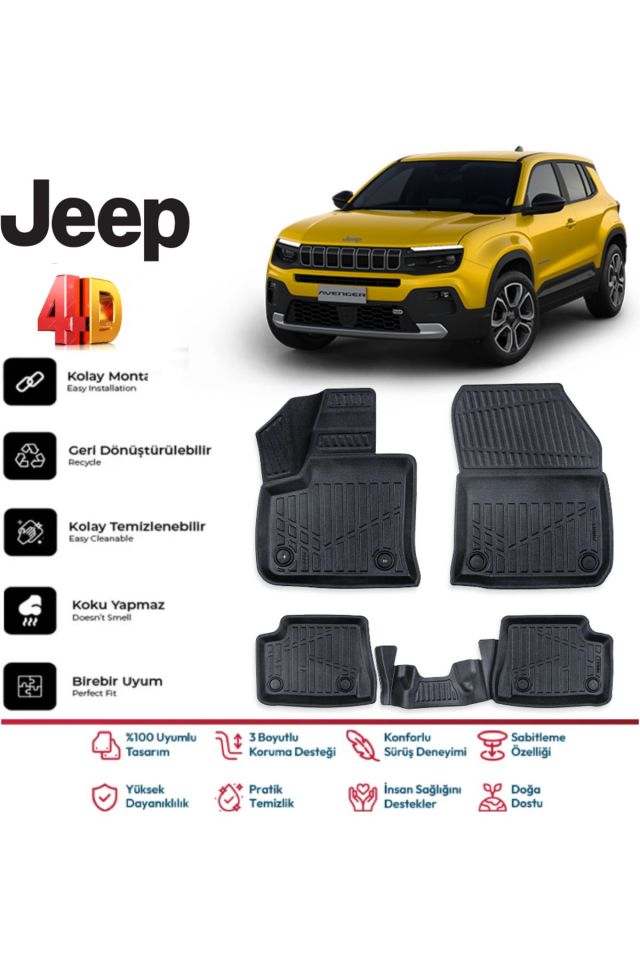 Jeep Avanger Elektrikli 2024 Model 4D Havuzlu Paspas