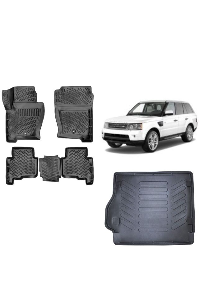 Land Rover Range Rover Sport 2009 Model 3D Bagaj Havuzu+3D Havuzlu Araca Özel Paspas Takımı