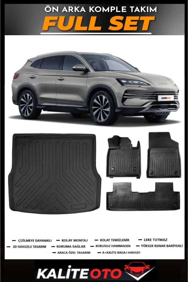Byd Seal-u Bagaj Havuzu+4.5D Havuzlu Paspas Seti 2024 Model