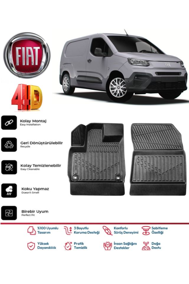 Fiat Doblo Panelvan 2025 Model 4D Havuzlu Paspas
